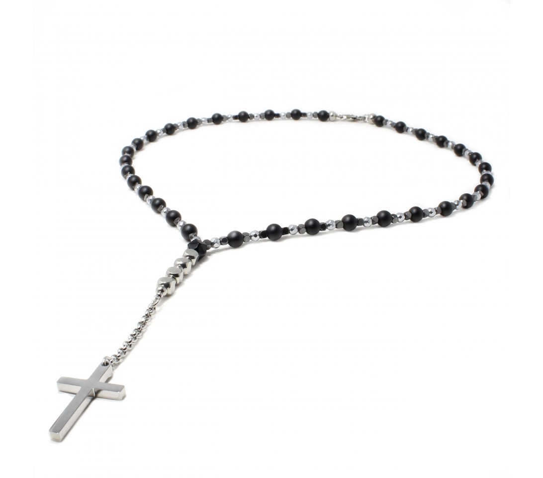 Lant Rozariu Urban Style Square Hematite