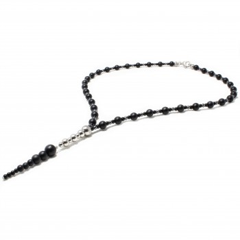 Lant Rozariu Urban Style Matte Onix Pointed 