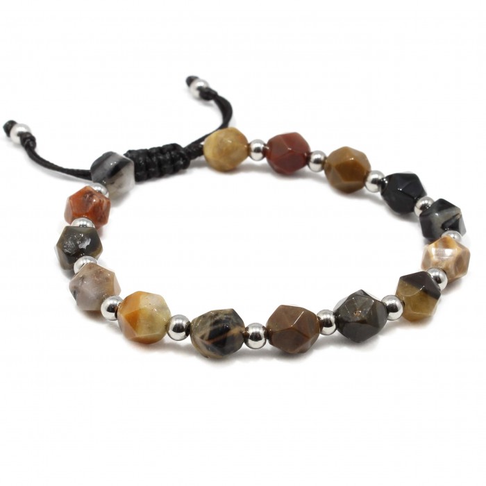 Bratara Rotterdam, pietre naturale Petrified Wood